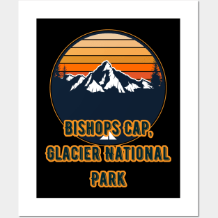 Bishops Cap, Glacier National Park Posters and Art